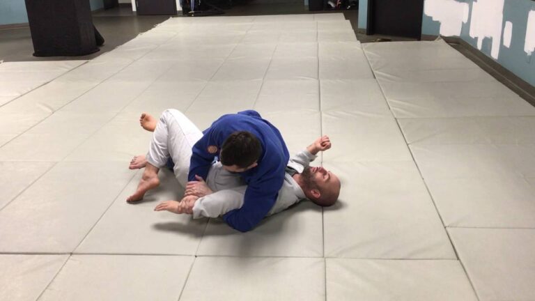 armbar top half guard