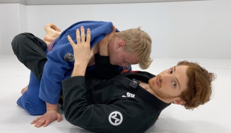 cross collar choke closed guard